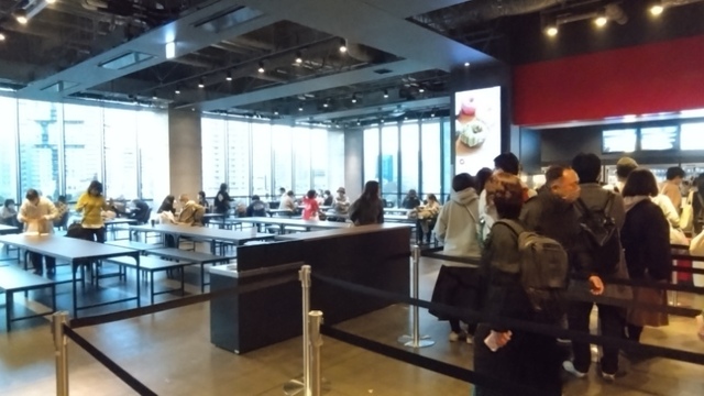 Kアリーナのフードコート